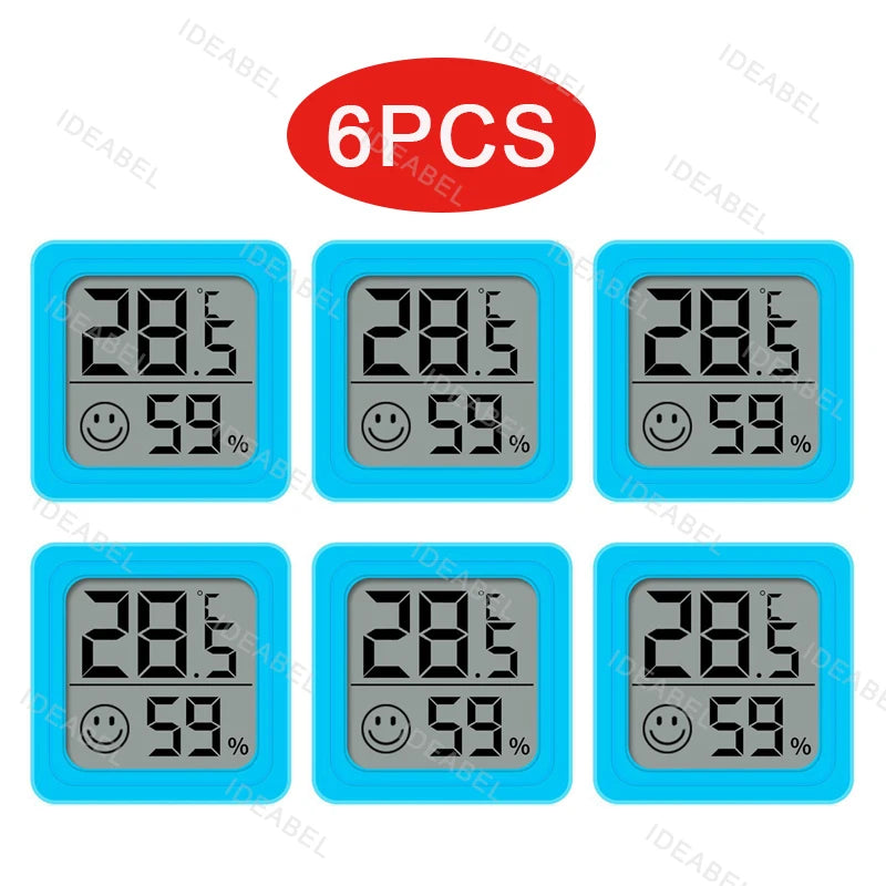 6-10PCS Mini LCD Digital Thermometer Hygrometer Indoor Room Temperature Humidity Meter Sensor Gauge Weather Station