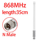 LoRa 915MHz 868MHz  Antenna  Meshtastic Helium Hotspot Outdoor N Male Omni Fiberglass Long-distance Receiving Antennas White