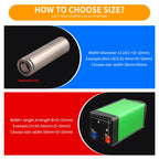 1m/5m Clear PVC Heat Shrink Tube Width 50mm ~ 500mm 18650 Lipo Battery Pack Insulated Cable Sleeve Protection Battery Film Wrap