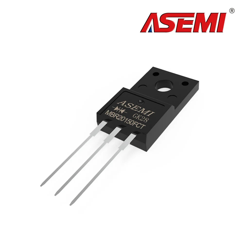 MBR20150FCT Schottky Barrier Rectifier Diode 20A 150V ASEMI TO-220F For Laptop GaN Charger