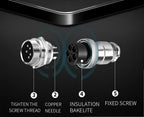 5/10/100Sets GX16 Aviation Plug Scoket Connector 2pin 3pin 4pin 5pin 6pin 7pin 8pin 9pin 10pin Nut Type Male Female Butting