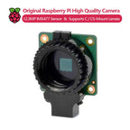 Original Raspberry Pi High Quality Camera, 12.3MP IMX477 Sensor, High Sensitivity, Supports C-Mount and CS-Mount Lenses