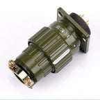 Y21M Series Fast Buckle Aviation Fixed Type Industrie Connector Plug Socket Male Female  2/3/4/5/7/10/14/16 Pin Army Green