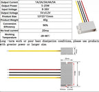24V to 5V1A-5A 12V to 5V 5A 25W Power Converter Input Voltage 8-36V DC Step-down Module Buck to 5V Switching Power Supply