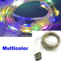 USB Copper Wire Lights Fairy Garland Lights LED String Lights Outdoor Waterproof String For Christmas Wedding Party Decorations
