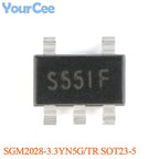 50pcs/10pcs SGM2036 SGM2036-ADJYN5G/TR -2.8YN5G -3.3YN5G SOT23-5 Low Dropout Linear Regulator IC Chip SGM2019 -1.5YN5G-3.3YC5G
