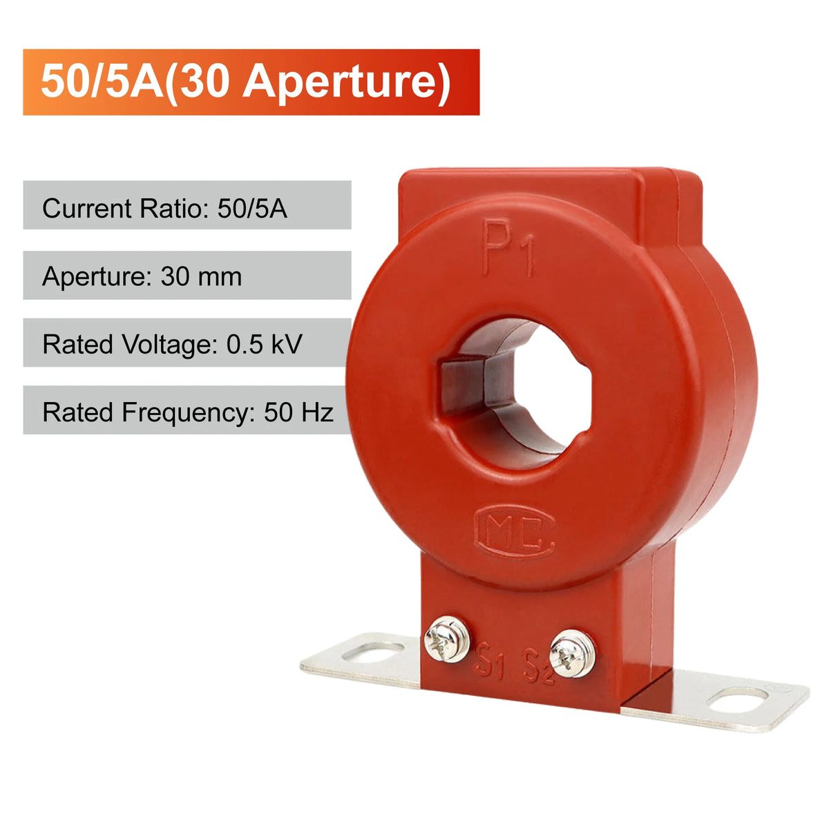 LMZJ1 Ring Type Current Transformer CT 50/5A-1000/5A Class 0.5 Precision Metering AC Current Transformer 0.5KV