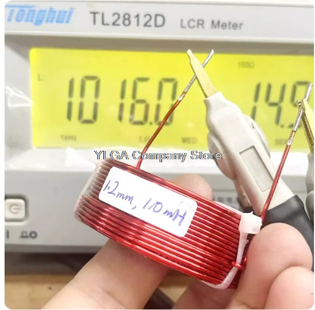 1.2mm speaker frequency divider inductor coil hollow oxygen free copper 4N high-purity customized audio accessories