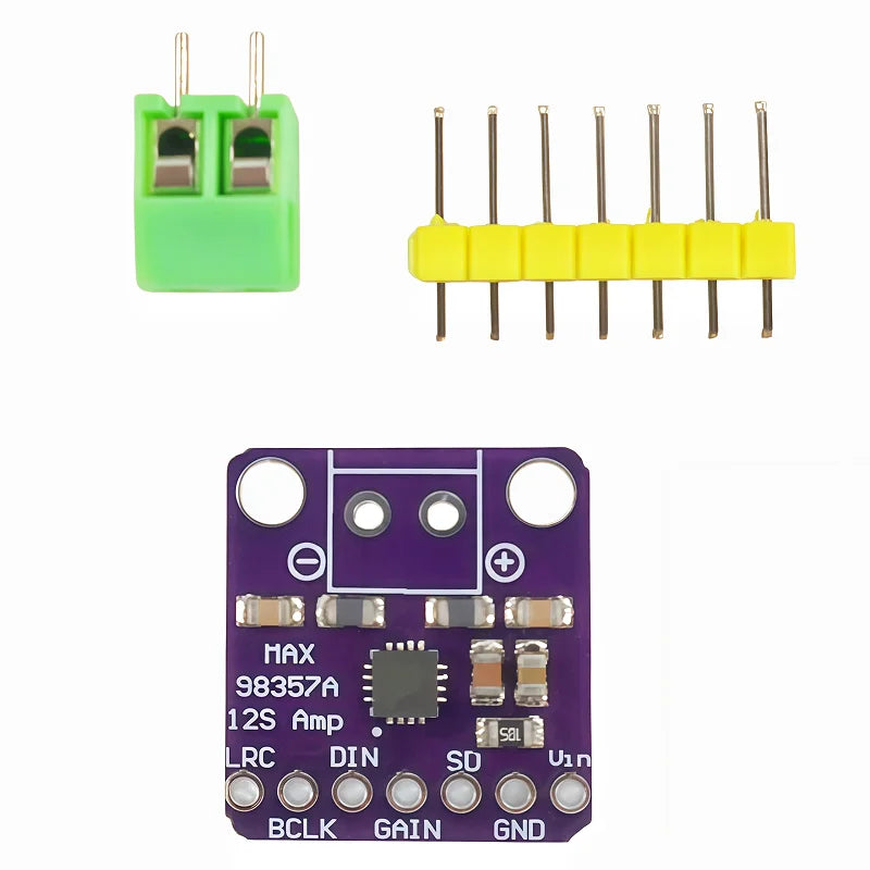 High Quality MAX98357 MAX98357A I2S 3W Class D Amplifier Breakout Interface I2S DAC Decoder for Audio