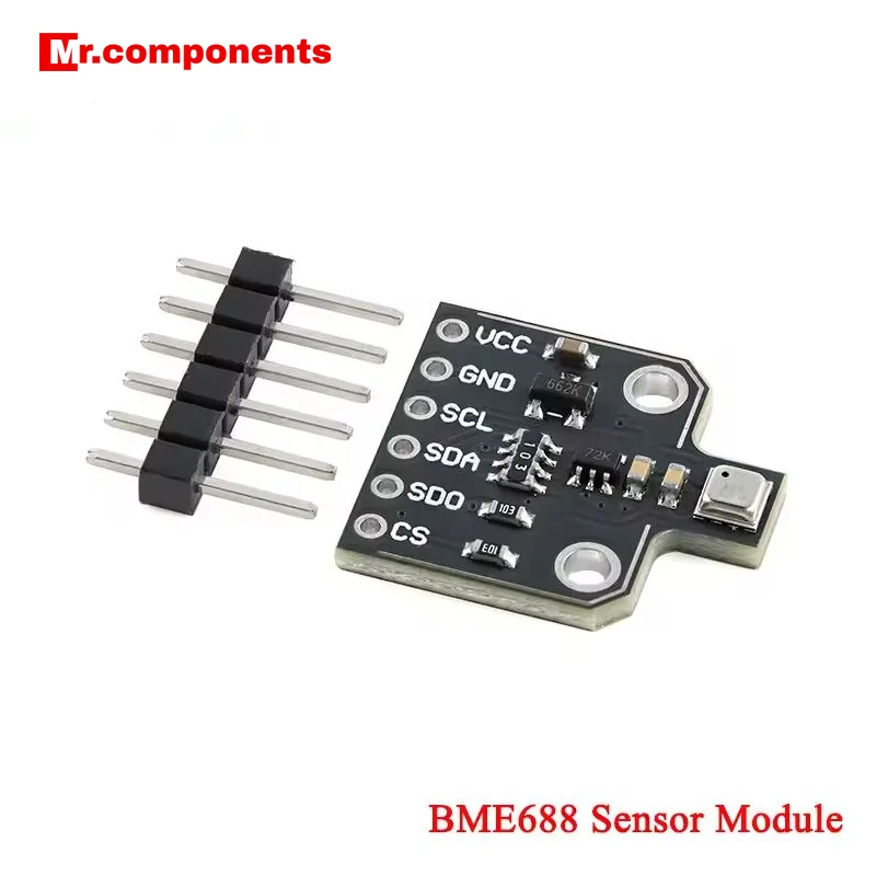 1pc BME688 BME680 Gas Air Humidity Pressure Temperature Sensor Environmental Sensor Module ZY-BME280 BME688 BME680 Chip New