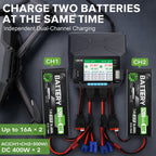 HTRC 400W/240W RC Charger  Dual Channel AC DC Charger Discharger for LiPo LiHV LiFe Lilon NiCd NiMh Pb Battery Balance Charger