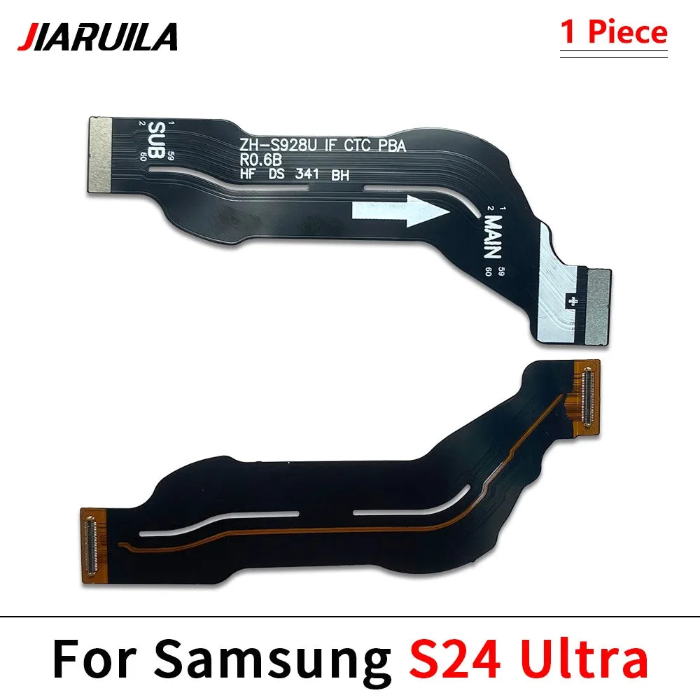 50Pcs，NEW Main FPC LCD Display Connect Wi-Fi Signal Antenna USB Mainboard Flex Cable Ribbon For Samsung S24 S24 Plus S24 Ultra