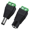 5/10/20 Pairs 12V DC Power Connector 5.5mm X 2.1mm, (10 X Male + 10 X Female) Power Jack Plug Barrel Adapter, DC Power Connector
