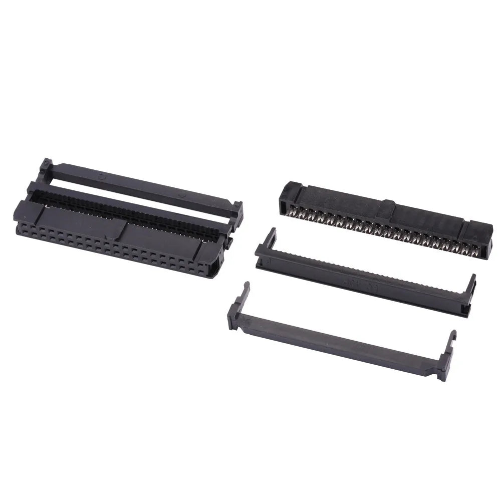 FC 6/8/10/12/14/16/18/20/24/26/30/34/40/50/60/64Pin 2.54mm Pitch Female IDC Socket Connector Ribbon Cable DC3 Header Male Socket