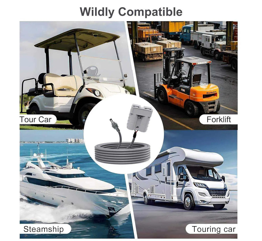 EDUP SK0141 2M/5M Starlink Mini Power Cable Anderson Connector 50A 600V Waterproof for RV Solar Off‑Grid System
