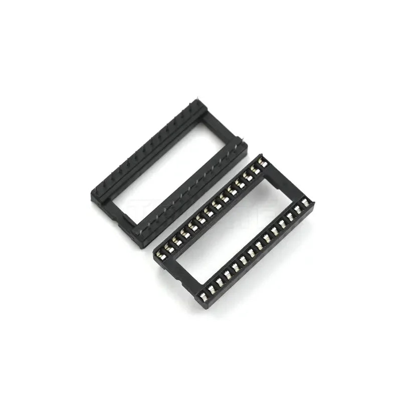 10PCS IC Sockets DIP6 DIP8 DIP14 DIP16 DIP18 DIP20 DIP24 DIP32 DIP28 DIP40 pins Connector DIP Socket 6 8 14 16 18 20 24 28 40Pin
