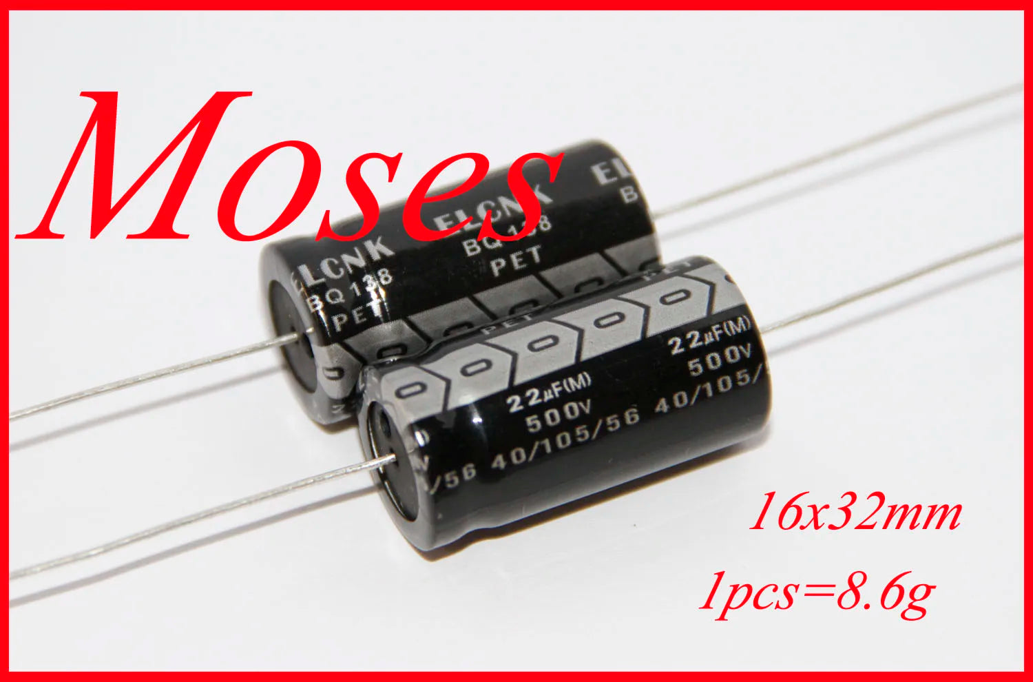 500v 47uf 22uf 16uf 10uf 33uf 40uf 220uf 68uf 100uf 8uf 450v 400v ELUM ELCNK Axial Audio Capacitance Electrolytic Capacitor