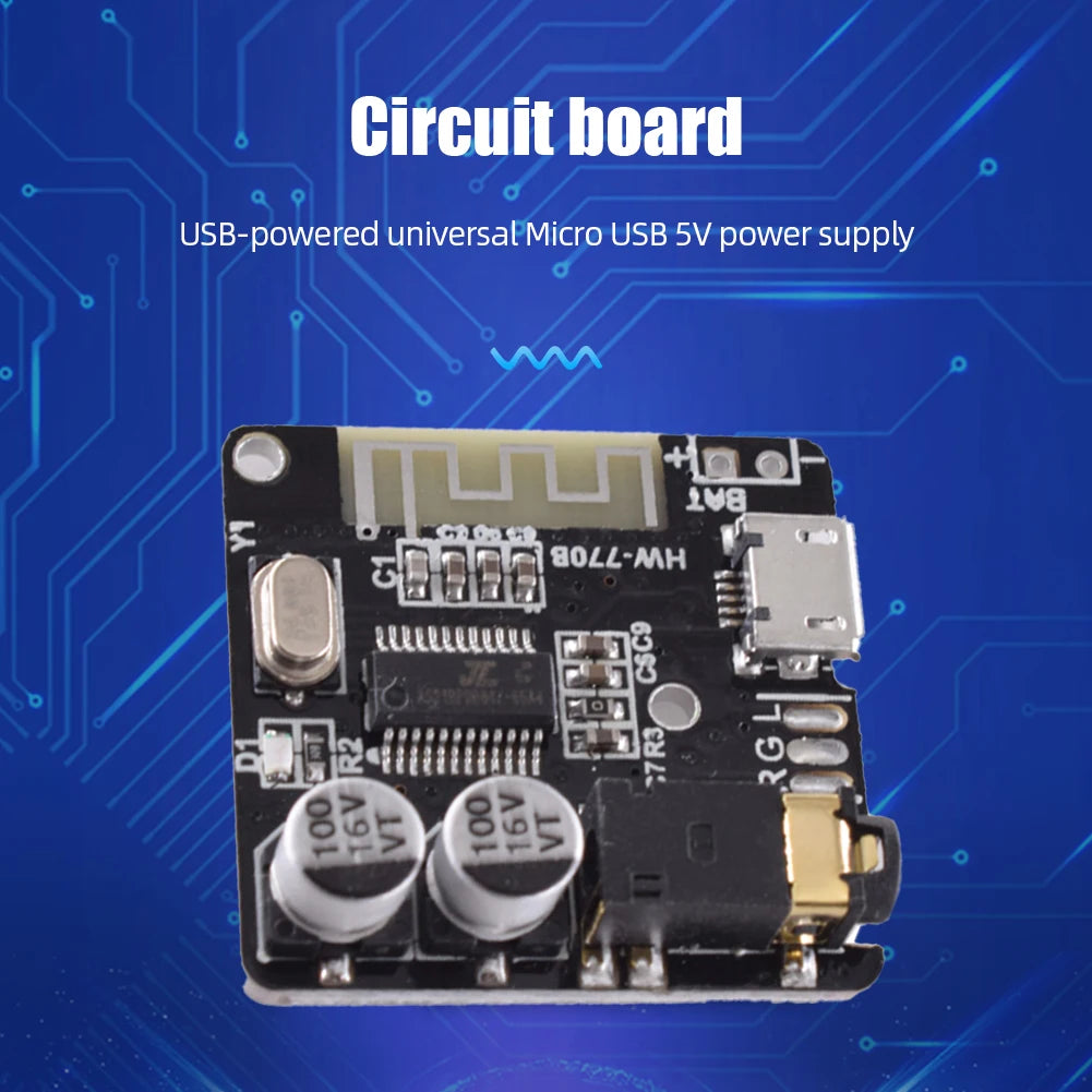 20-1pcs VHM-314 Audio Receiver Board Bluetooth MP3 Lossless Decoder Board WiFi Stereo Music Module 3.7-5V 3.5mm Audio Aux