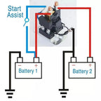 500A Auto Starter Solenoid Car Relay 12V 24V Terminal Car Starter Power Switch Dual Battery Isolator Auto Start Contactor