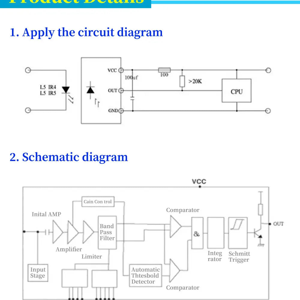 Liludin 10PCS 38Khz IR Receiver Module VS1838B TL1838 CHQ1838 Infrared Remote Control Signal Sensor For Arduino