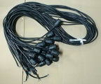 150cm E27 Waterproof LED Lamp Holder Socket with Wire Flame Retardant Durable PVC 2X0.75mm^2 Cylindrical Wire