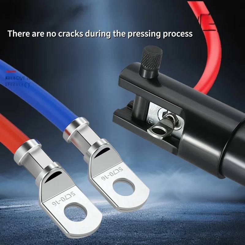 5Pcs-10Pcs Sc Type Cable End Terminal Sc1.5 Sc4 Sc6 Sc10 Sc16 Sc25S Sc50 Sc70 C95 Sc120 Sc150, Bare Copper Battery Block Terminals