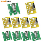 10pcs Vertical Micro Usb Female Sockets Test 2.0 Female Head a Connector Pcb Board Adapter For Data Cable Adapters
