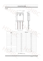 10PCS CRG60T60AN3H G60T60AN3H 60T60 600V 60A OR CRG40T60AN3H G40T60AN3H 40T60 600V 40A TO-3P IGBT Transistor 100% New Original