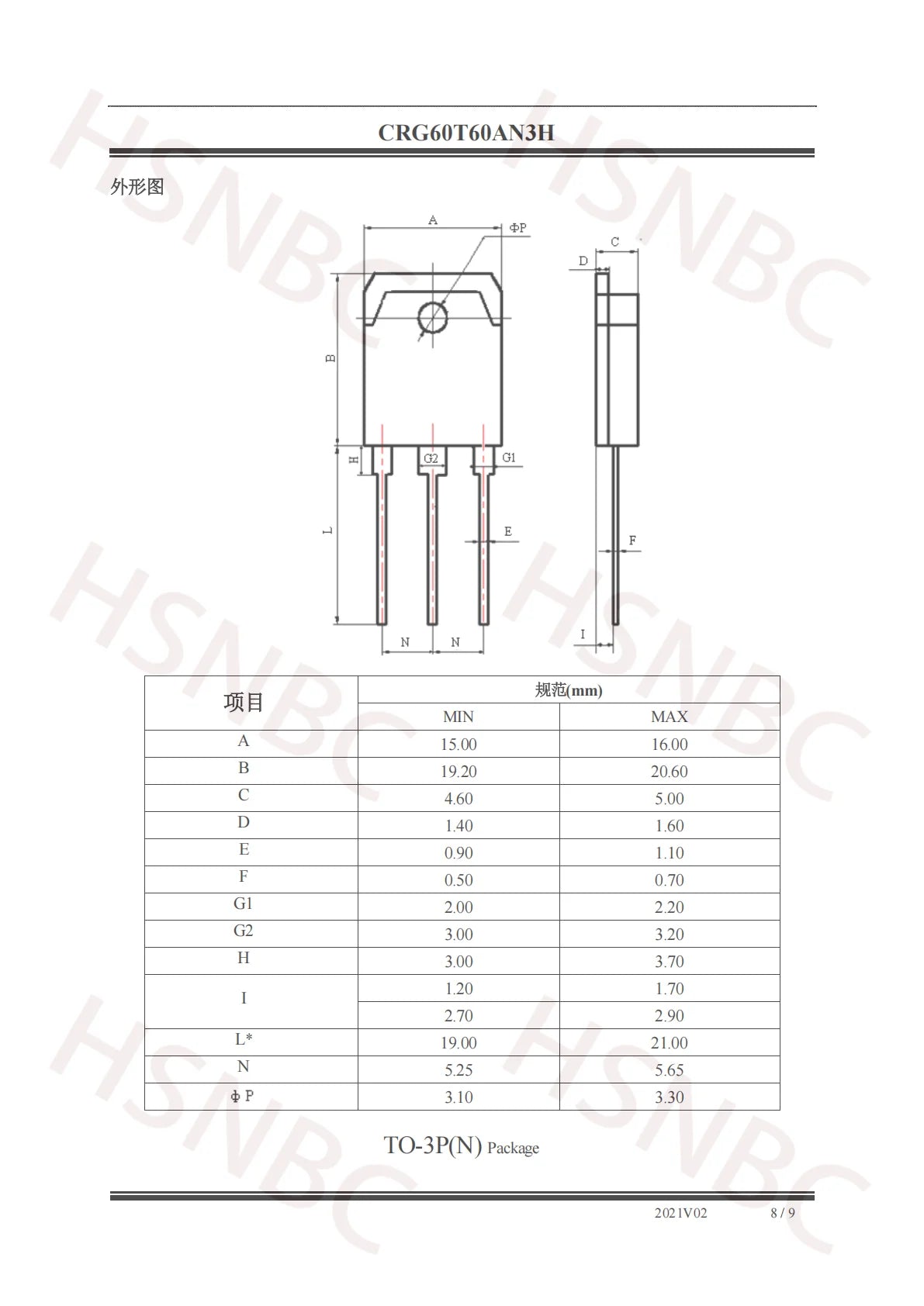 10PCS CRG60T60AN3H G60T60AN3H 60T60 600V 60A OR CRG40T60AN3H G40T60AN3H 40T60 600V 40A TO-3P IGBT Transistor 100% New Original