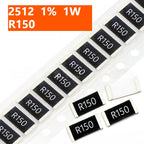 2512 SMD Resistor 150Pcs 1W 1% R150 0.15R Current Sense for DIY