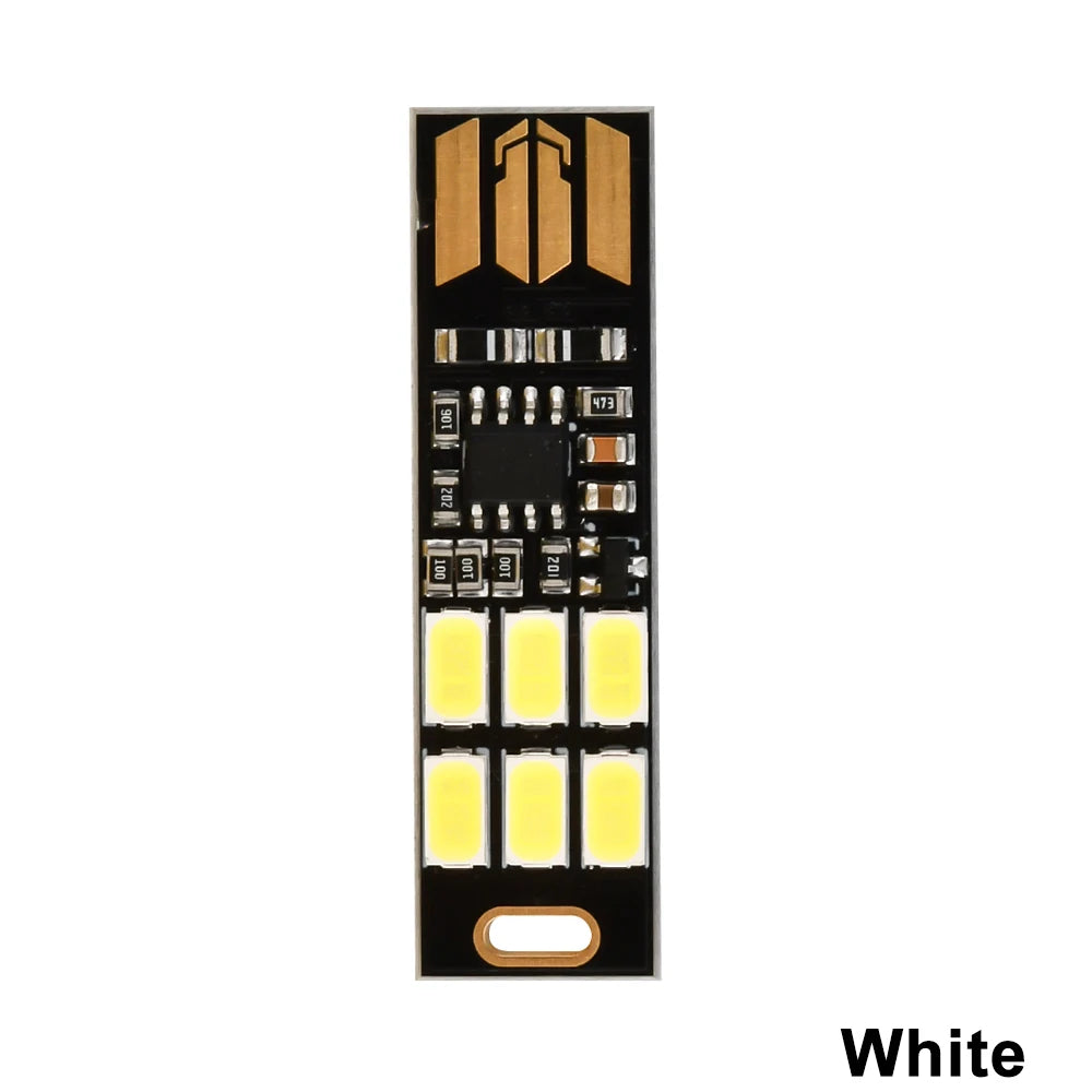 Mini USB LED Night Lamp Dimmable SMD 5730 USB Book Light Touch Control 6 leds Light For Laptop PC Book Reading Table Lamp
