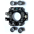 4IR LEDs Array Infrared 90 Degrees Bulbs 850nm IR Board Illuminator For CCTV Camera