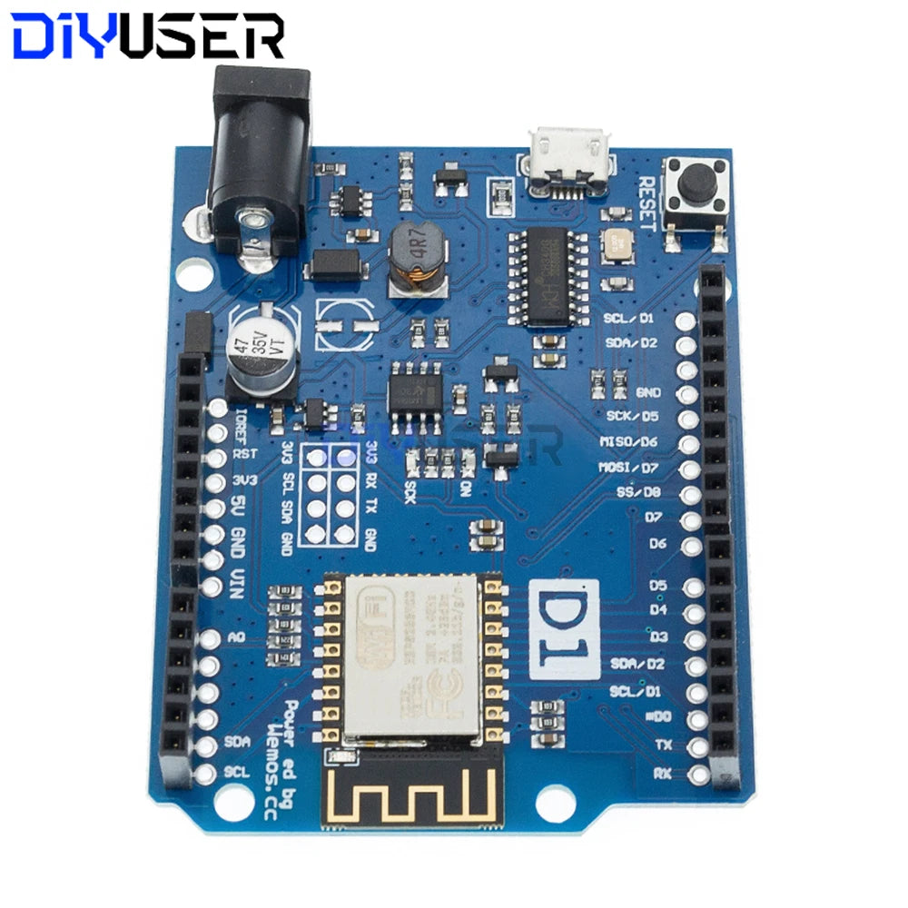 ESP8266 Development Board WeMos D1 R2 NodeMCU Lua WiFi IoT Module for Smart Home CH340G