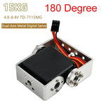 15/20/25/30/35kg Metal Digital Servo 4.8-8.4V 180/270 Degree Dual-Axis Servo Brushed Motor Angle Control for Robots RC Cars