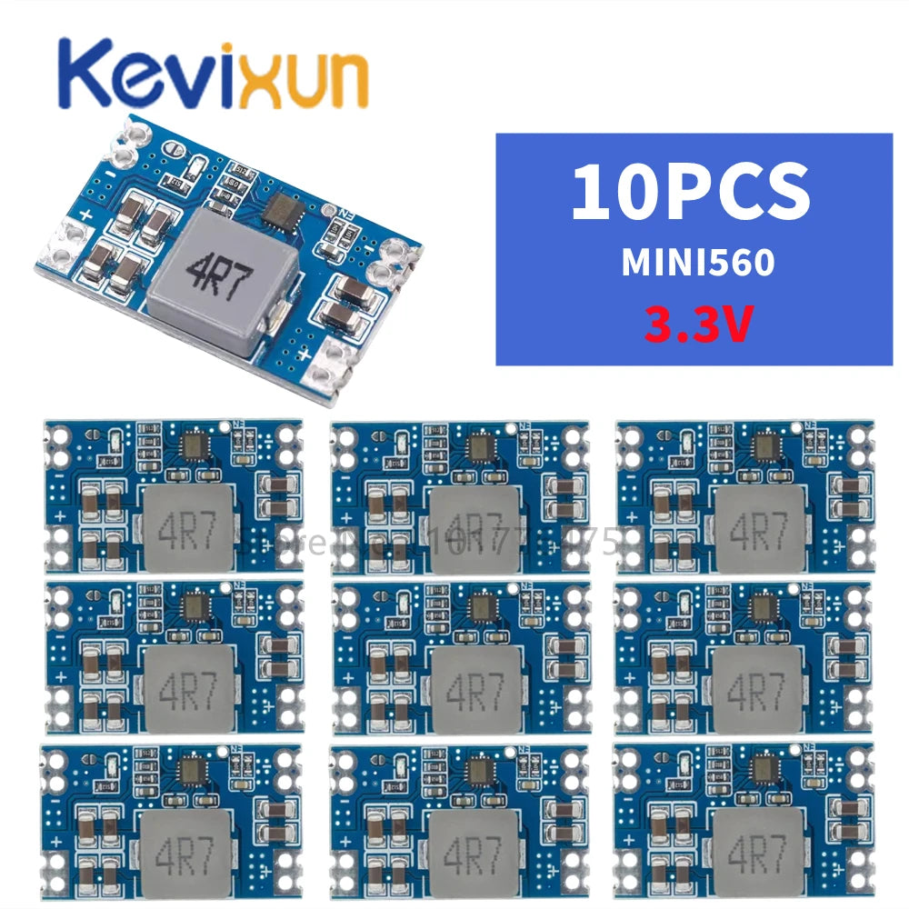 5/10pcs Mini560 5A DC-DC Mini560 PRO Step-Down Stabilized Voltage Supply Module 6-30V To 3.3V 5V 9V 12V