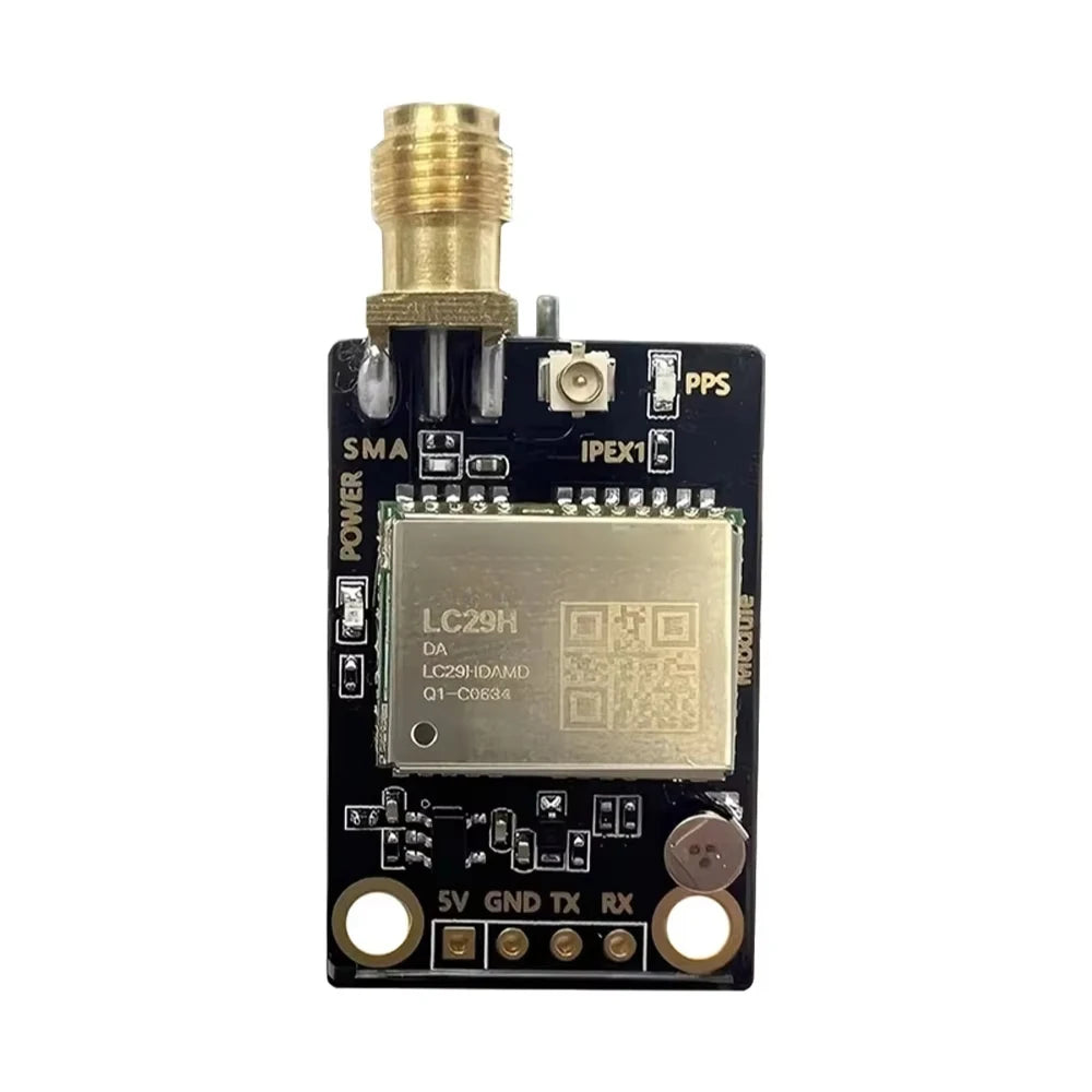 RTK Base Station Board LC29H Dual Band L1 L5 GPS Glonass Galileo High Precision Positioning Module Output RTCM Data
