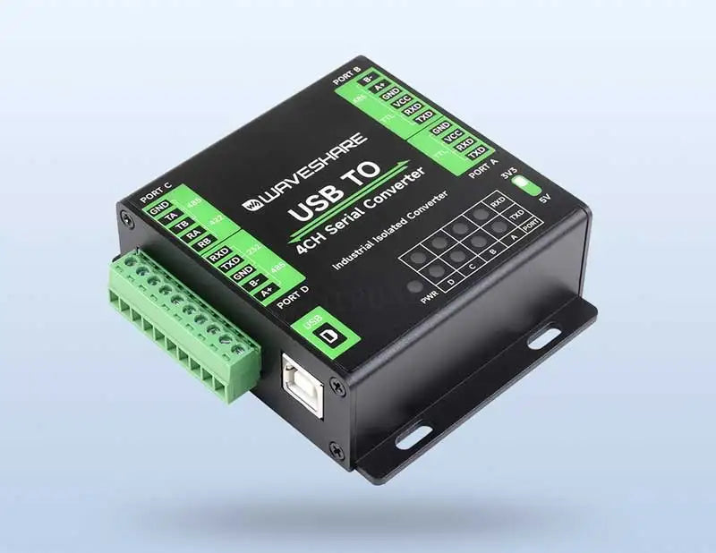 Industrial Converter USB TO 4CH RS232/485/422/TTL Serial UART FT4232HL