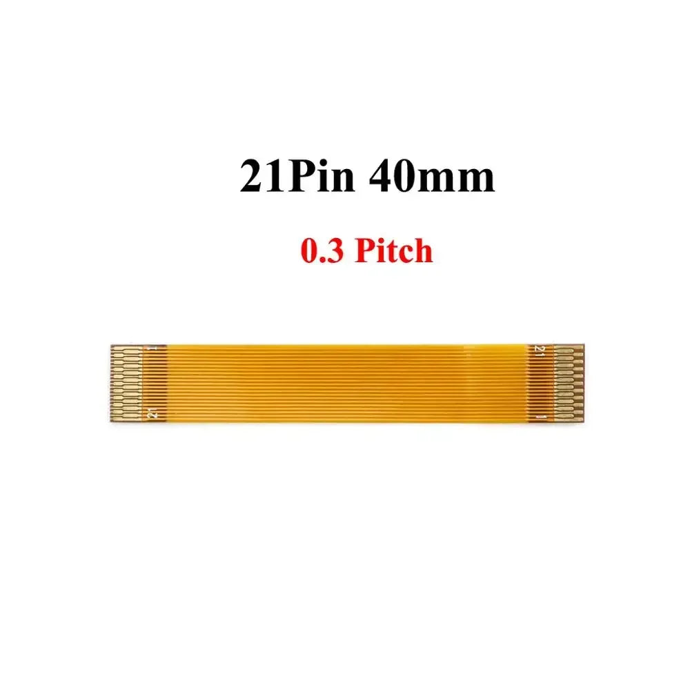 0.3mm Pitch 13 21 23 25 27 21 33 39 45 51 Pin Ffc Fpc Flexible Flat Cable Gold Plated Ribbon Cable