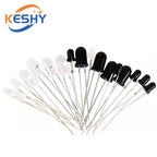10Pairs F3 3mm F5 5mm 940nm LEDs Infrared Emitter and IR Transmitter Receiver Diode Diodes 301A Infrared to tube For Arduino