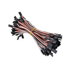 10/20/50/100 pcs JR Plug Servo Extension Lead Wire Cable 10CM 15CM 30CM Male to Male for RC Plane Quadcopter
