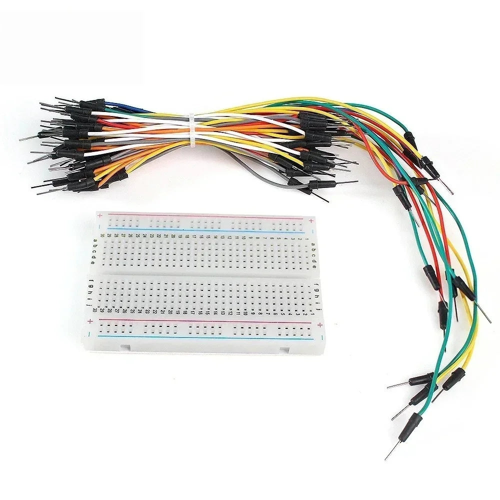 MB-102 Breadboard 400 830 Points Solderless PCB Bread Board Jumper Wire Cable Prototype Board DIY for Arduino Kit