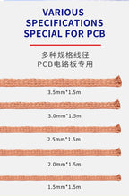 MECHANIC R300 1.0/1.5/2.0/2.5/3.0/3.5/4.0mm Width 1.5m Length Desoldering Braid Welding Remover Copper Solder Wick Wire Cord PCB
