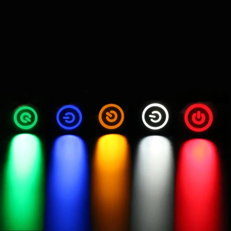 12mm 16mm 19mm 22mm Ultra-short Style Microtravel Stainless Steel Push Button Switch Led Lamp Self-reset/Momentary Normal Open