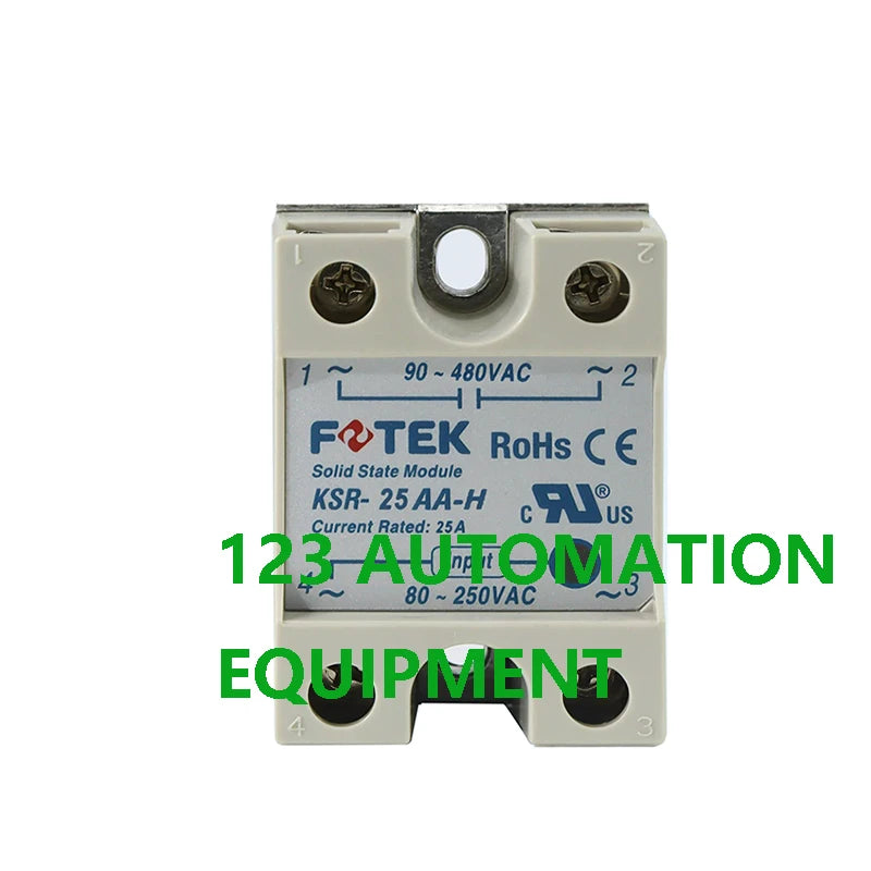 Authentic New FOTEK KSR-10AA 25AA 40AA 75AA  KSR-25AA 40AA 75AA-H Solid State Relay 10A 25A 40A 75A