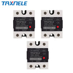 SSR 40DA SSR 25DA 10DA Solid State Relay  DC To AC 4-32VDC Input 24-480VAC Output solid state relay Industrial Single black SSR