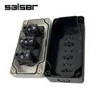 Reset Momentary Waterproof 3 Position Spring Return Push Button Switch Control Station Box Up Down Arrow Stop
