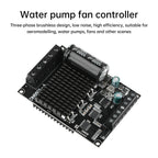 DC 6-72V BLDC Three Phase DC Brushless Motor Controller PWM High Power 1600W 20A Hall Motor Control Driver Board Motor Regulator
