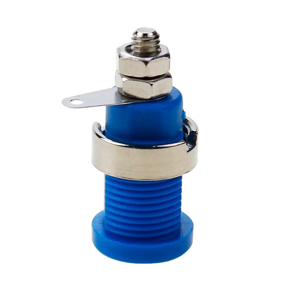 5 Piece 32A Insulation Safety 4mm Banana Plug Socket Jack Panel Mount Terminal Connector Multimeter Socket Banana Head Female