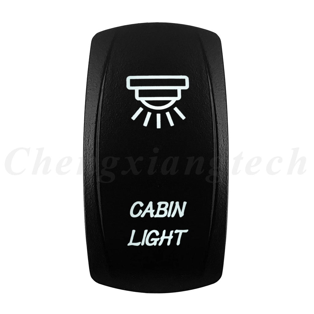 Marine 12V 24V White Led On Off Rocker Switch 5Pin SPST Momentary Switch DPDT ON OFF ON 3-Way for Car Boat Carling 4X4 Narva