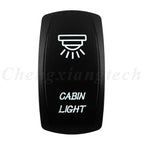 Marine 12V 24V White Led On Off Rocker Switch 5Pin SPST Momentary Switch DPDT ON OFF ON 3-Way for Car Boat Carling 4X4 Narva